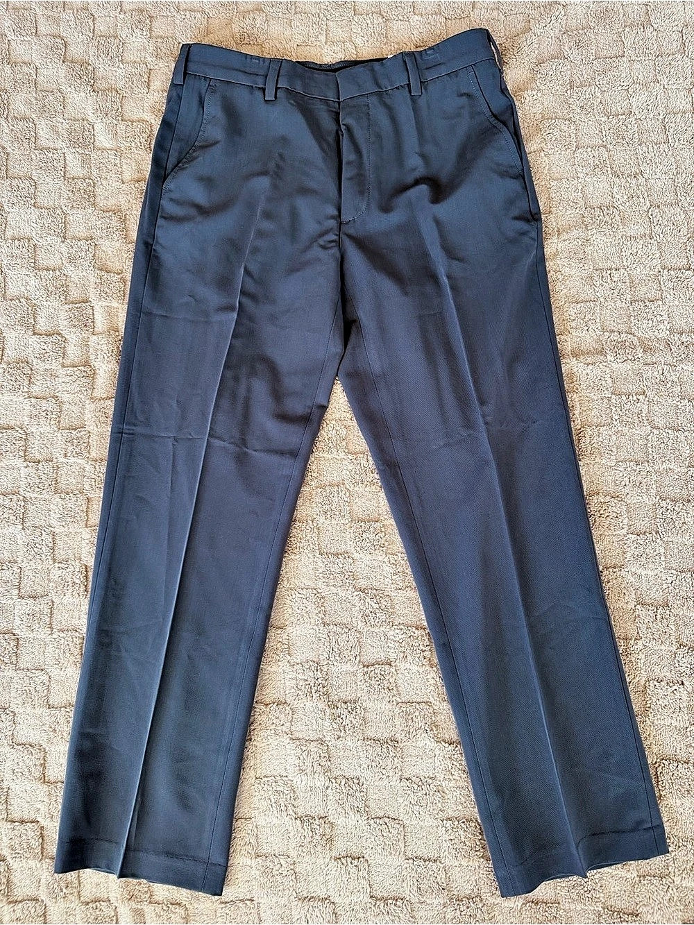 George Men’s Gray Dress Pants Classic Fit Flat Front 34x30 NWT